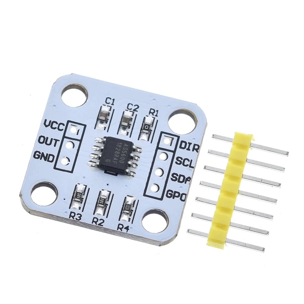 AS5600 magnetiline pöördenurga andur (12-bitine, I2C)
